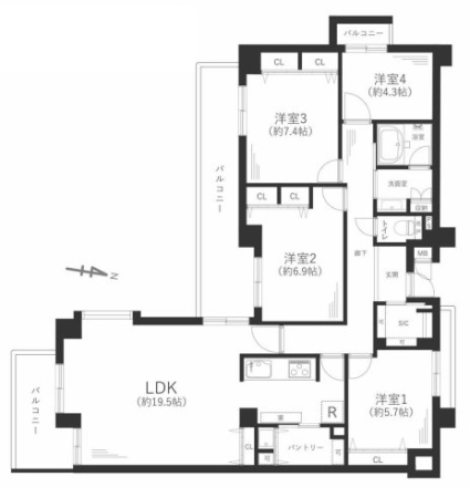Konan Corporasu Room 703 Floorplan